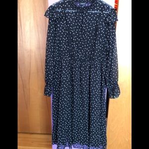 Black and white star dress